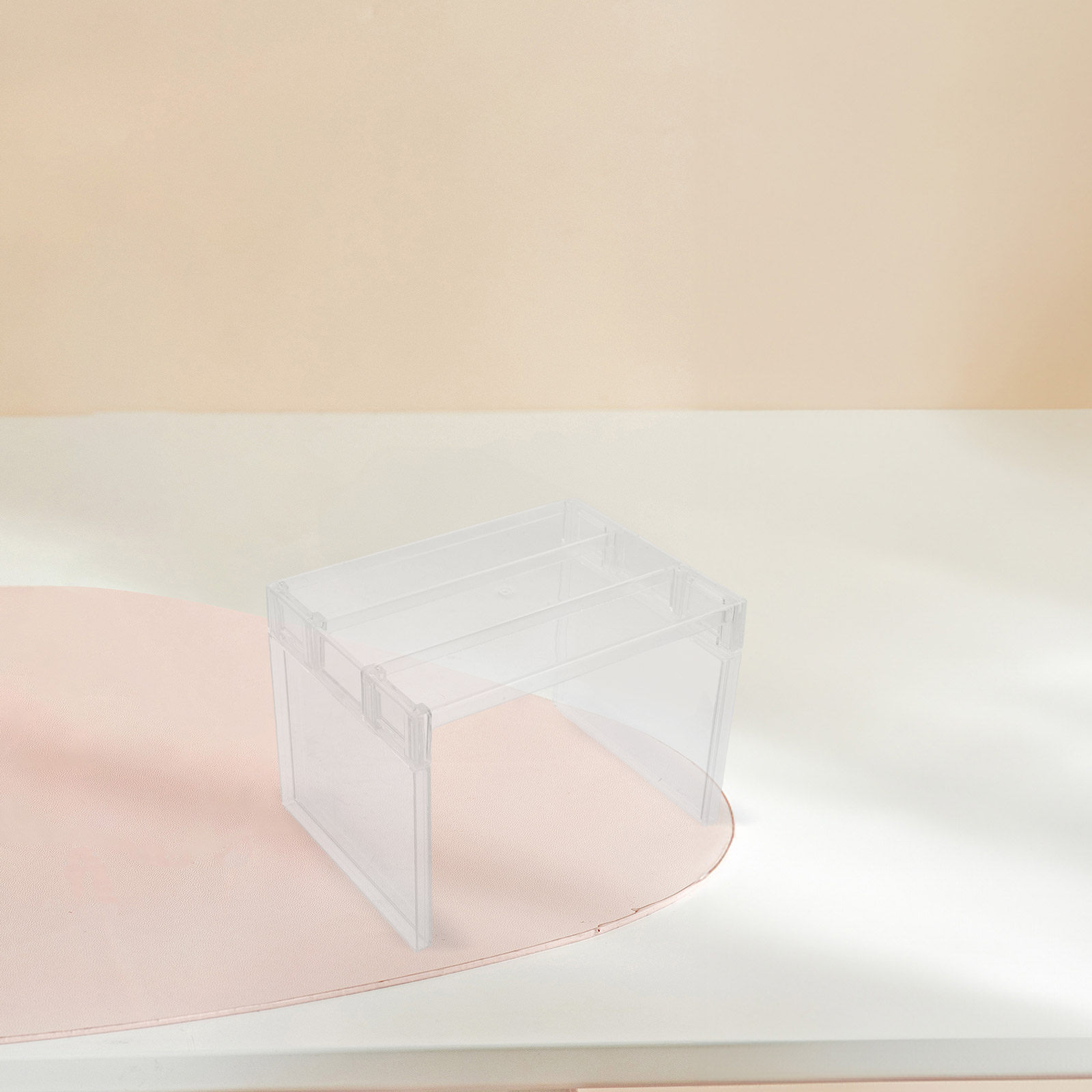 Food Storage With Dividers - 2 Stück transparente Kühlschrank-Organizer-Regal-Erhöhung mit herausnehmbarem
