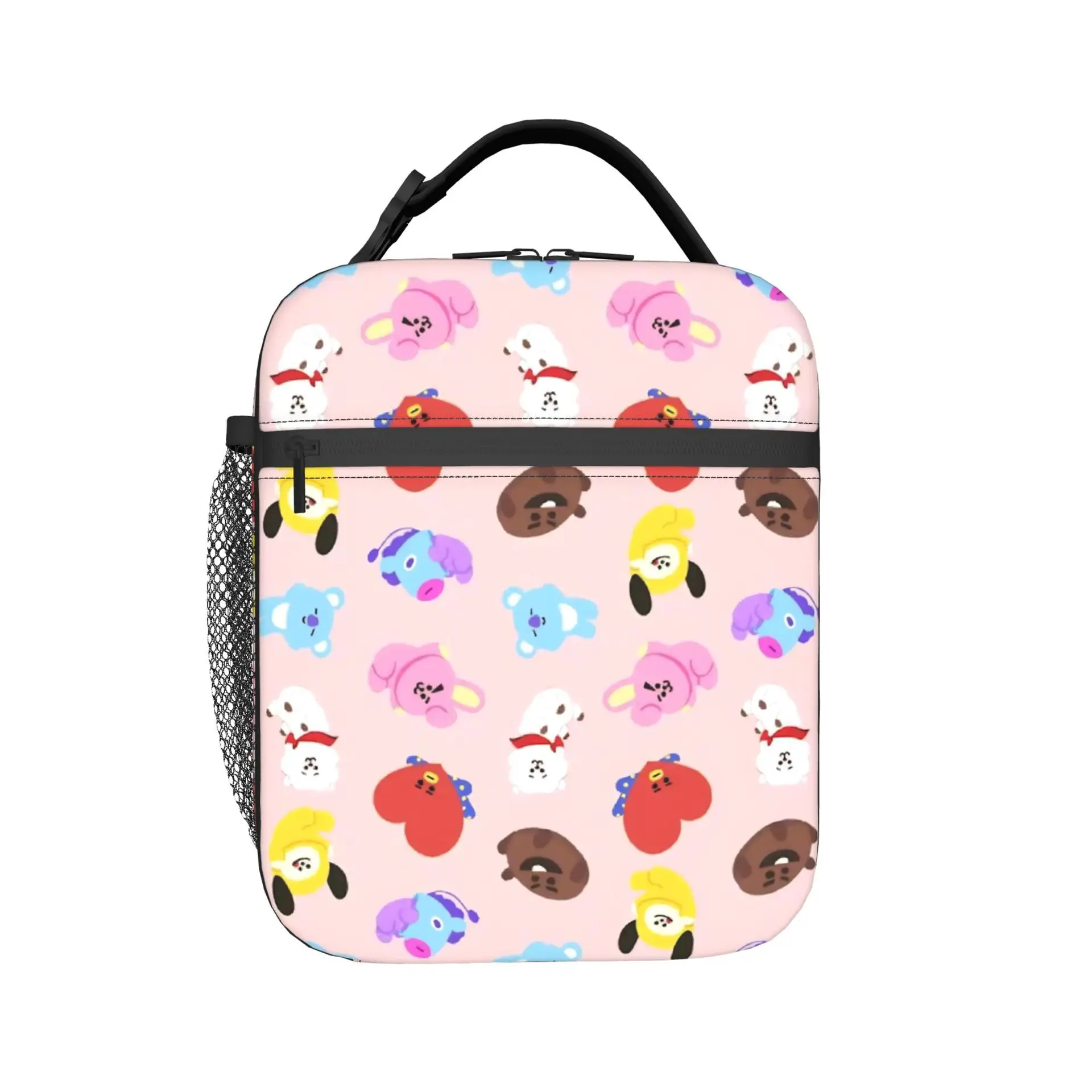 Food Storage Bag - BT21 Cartoon Isolierte Lunchtasche, Folien-Kühltasche, tragbare