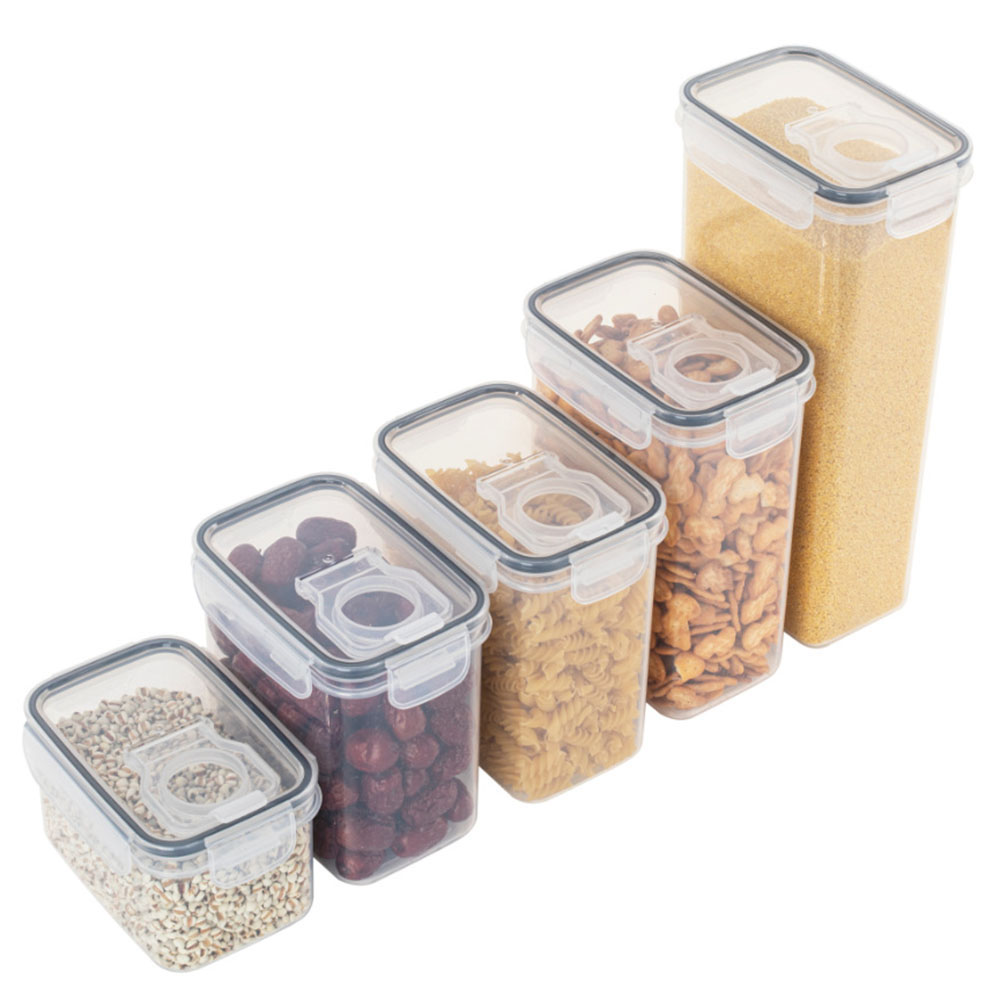 Food Storage Oven Safe - Versiegelte Kunststoff-Aufbewahrungsbox für Lebensmittel, Müsli, Süßigkeiten,