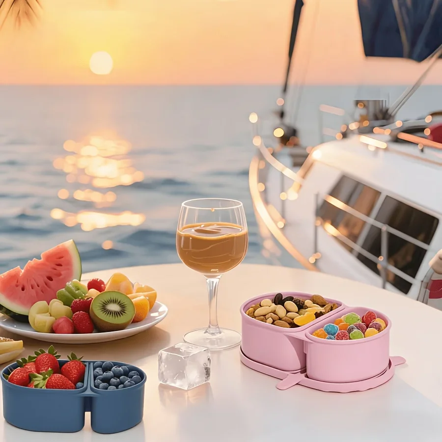 Silikon-Snackbehälter mit Deck – Food Storage Oven Safe Bewertung und Preis