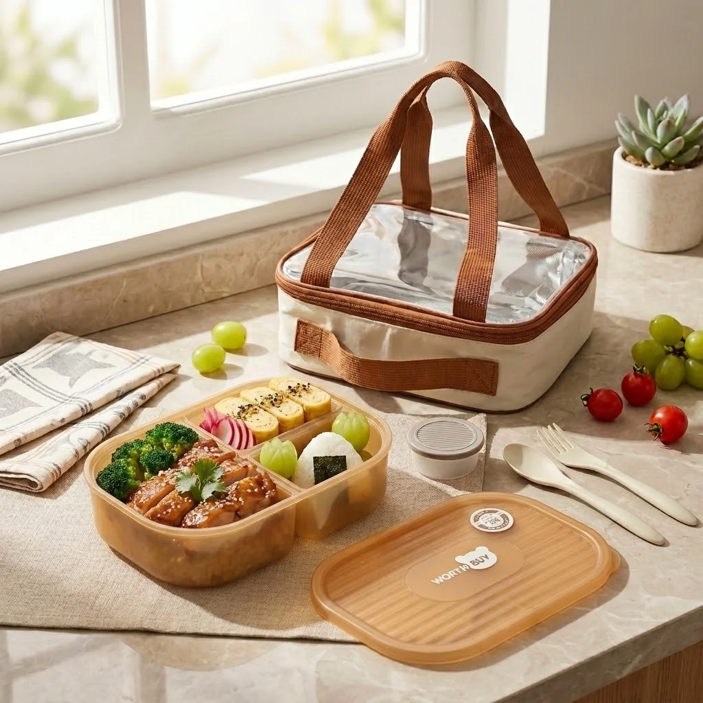 Geteilte Plastik-Bento-Box mit – Food Storage With Dividers Bewertung und Preis
