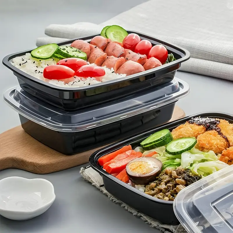 1–100 Stück schwarze Einweg-Le – Food Storage Oven Safe Bewertung und Preis