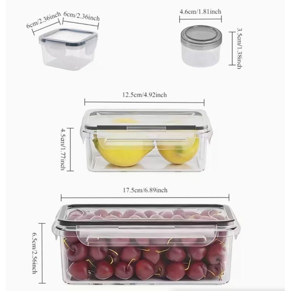 4-teiliges Set Transparente Le – Food Storage Meals Bewertung und Preis
