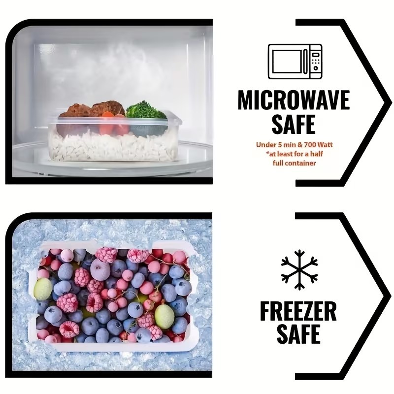4-teiliges Set Transparente Le – Food Storage Meals Bewertung und Preis