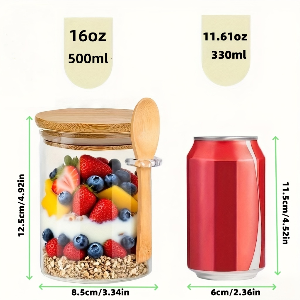 1/2/4/8-teiliges Glasbecher-Se – Food Storage Oven Safe Bewertung und Preis