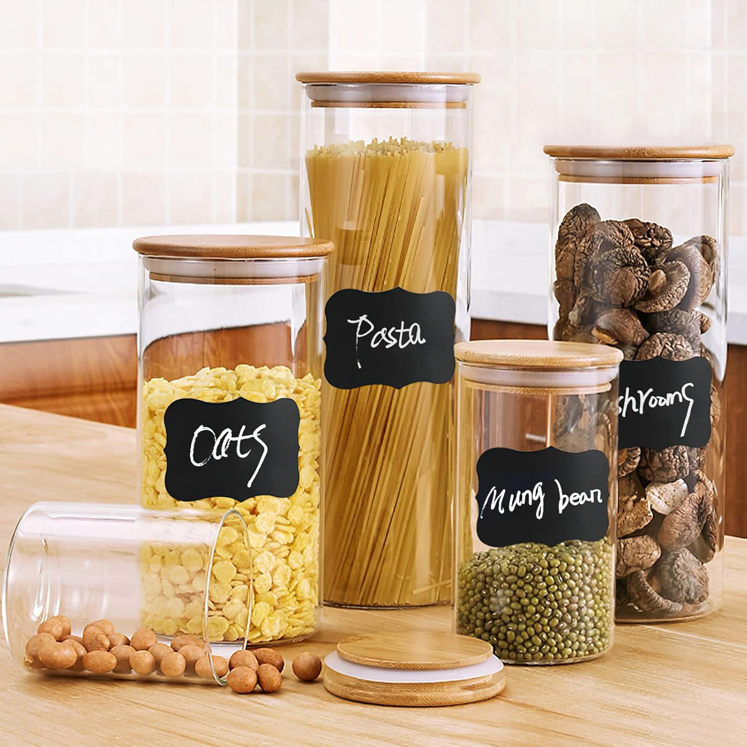 40/80 Stück wiederverwendbare  – Food Storage Labels Bewertung und Preis