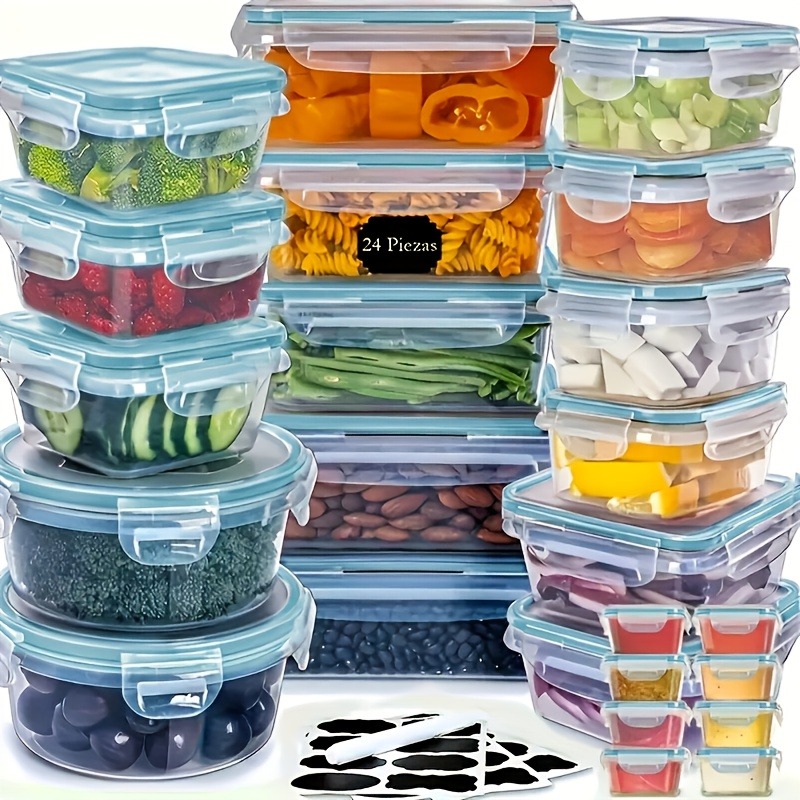 48-teiliges BPA-freies Lebensm – Food Storage Labels Bewertung und Preis